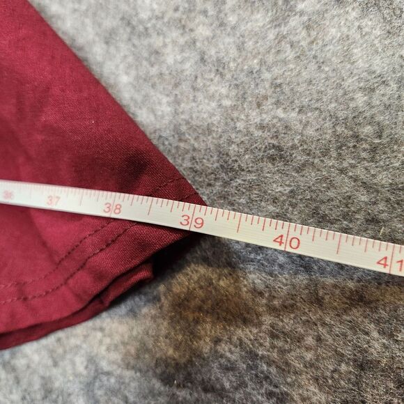 Miusol Dress Women Medium Retro Fit & Flare Blood Red Vampire Glam Classic Ruche - Picture 9 of 16